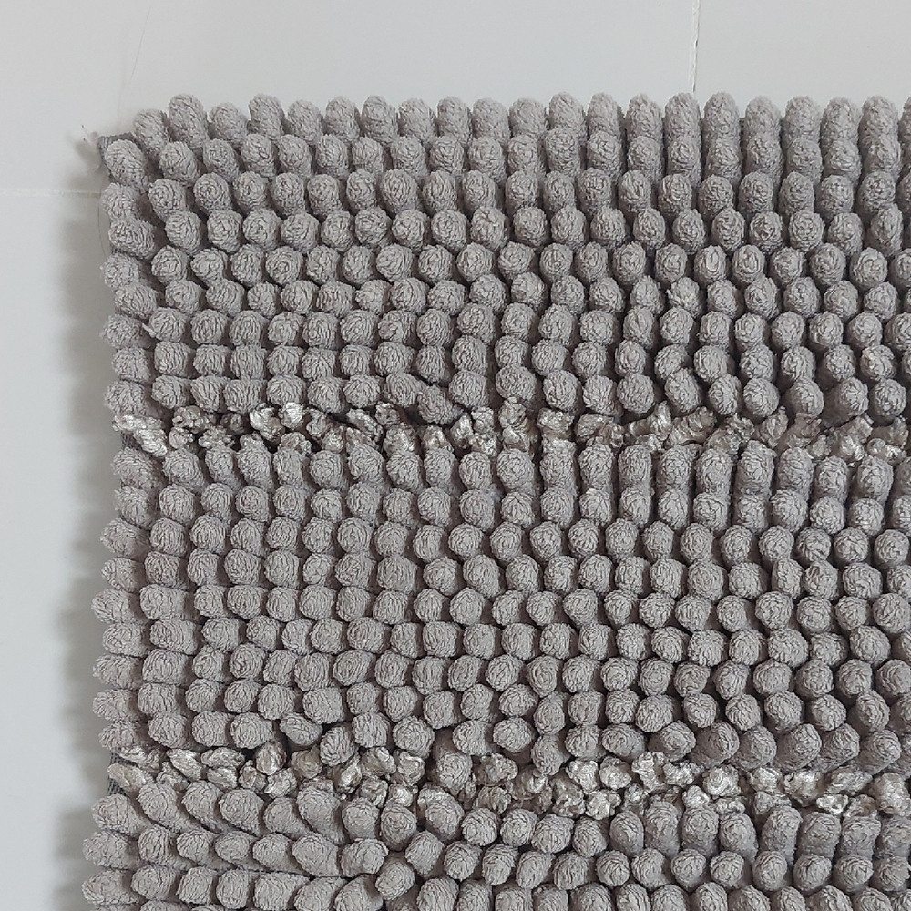 Bath Mat, Plush Gray